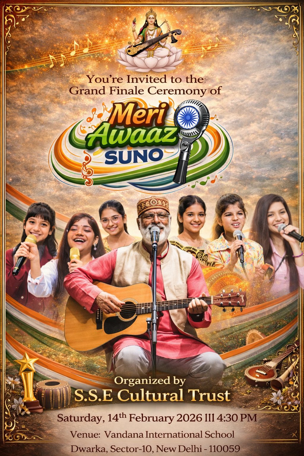Meri Awaaz Suno Grand Finale Invite